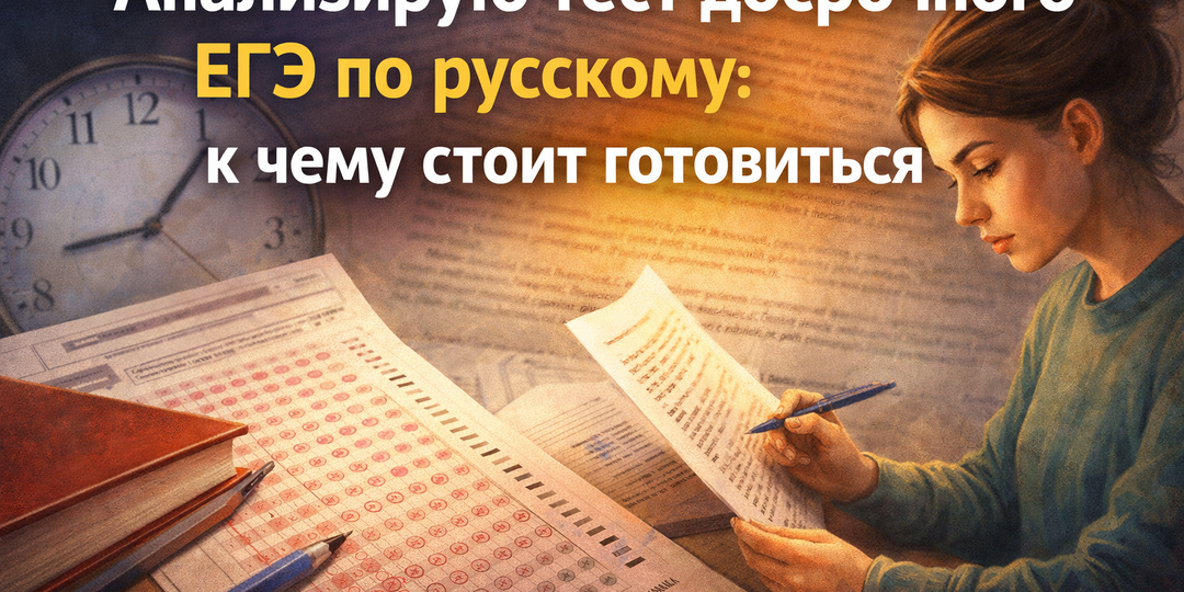 Анализирую тест досрочного ЕГЭ по русскому: к чему стоит готовиться