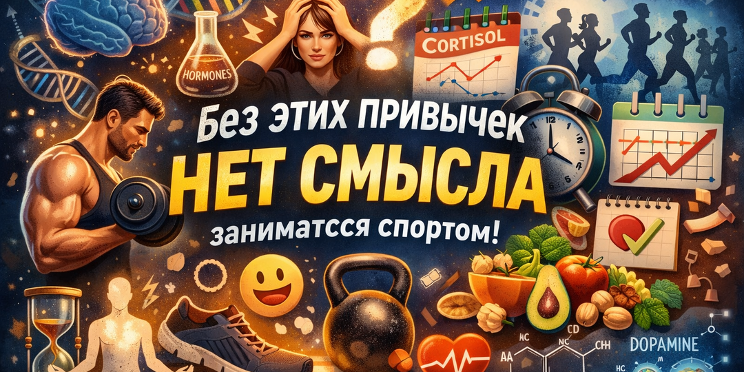 Без этих привычек нет смысла заниматься спортом! 📝