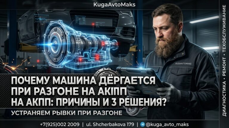 Почему машина дергается при разгоне на АКПП: причины и 3 решения проблемы?