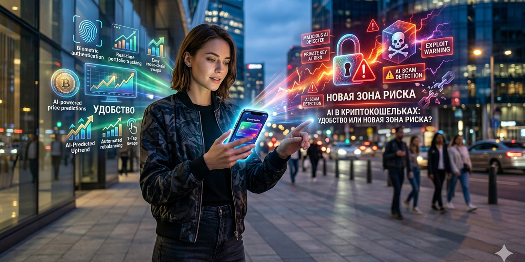 🤖 ИИ в криптокошельках: удобство или новая зона риска?