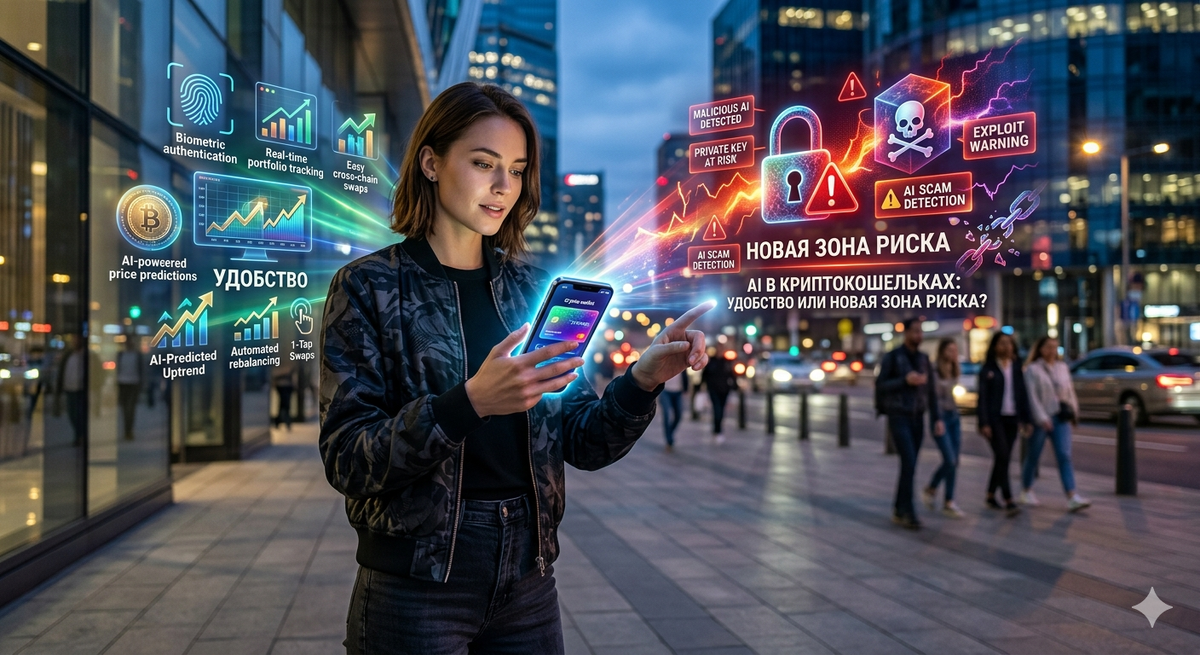 🤖 ИИ в криптокошельках: удобство или новая зона риска?