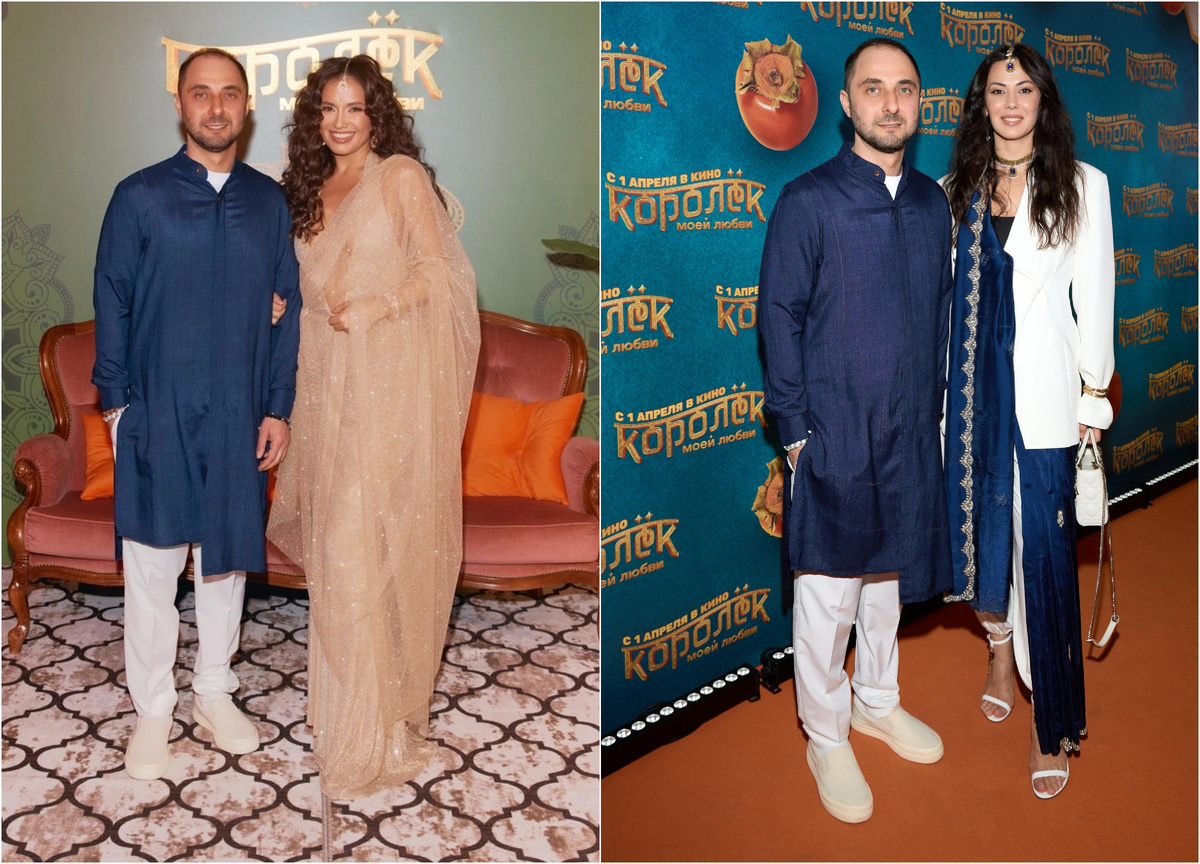 Демис Карибидис с Адилой Рагимовой и с женой