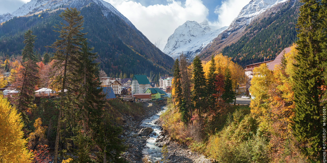 Мост поцелуев в Домбае. Место на Кавказе, обязательное к посещению!