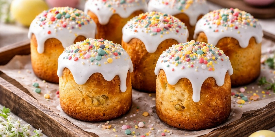 СЪЕДАЮТ ВСЁ ДО КРОШЕК: мини-версия куличей с особым вкусом