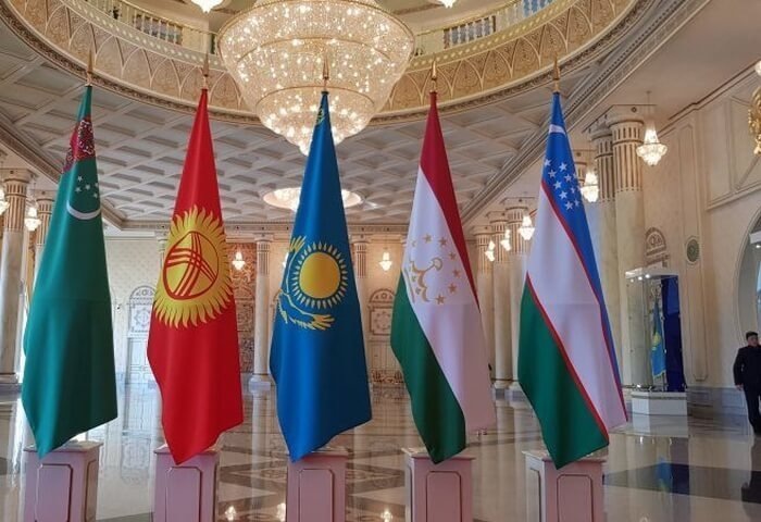 Флаги стран Центральной Азии