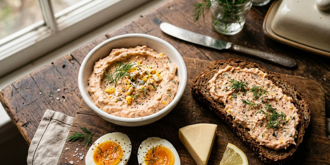 Паштет за 15 минут: рыба + сыр + яйца = идеальная закуска 🍴