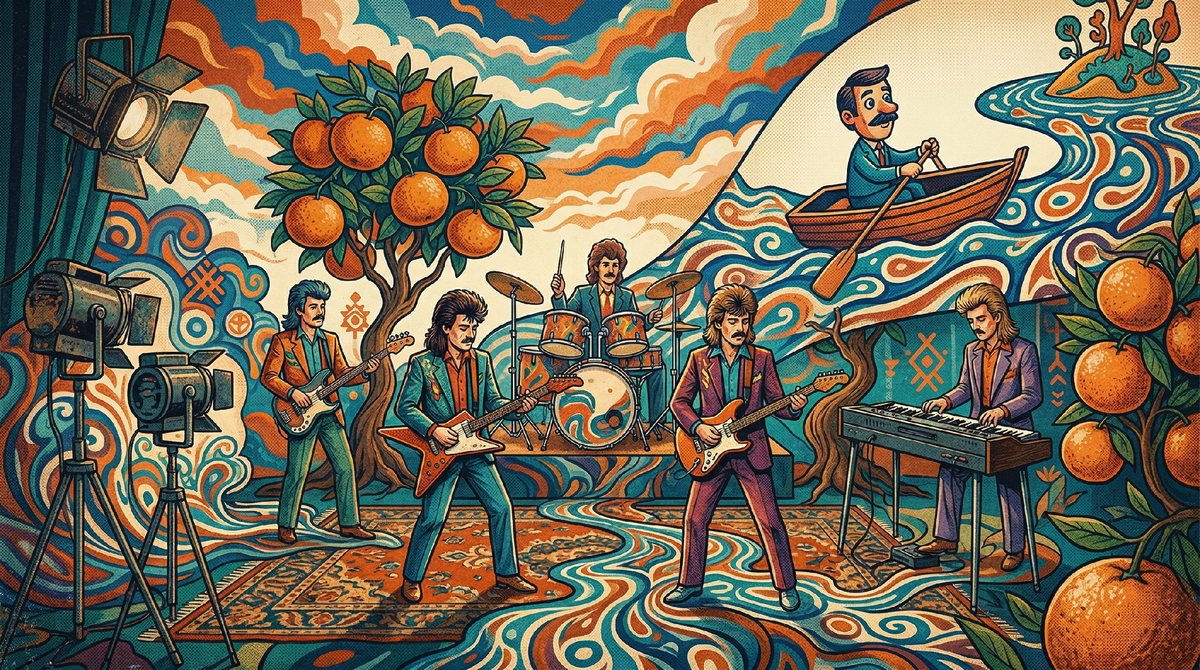 ВИА «Кинематограф» объединяет своё живое выступление с причудливым, анимированным миром сказочных образов.