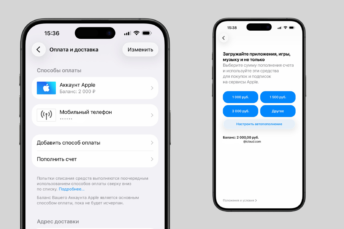 Оплата App Store 