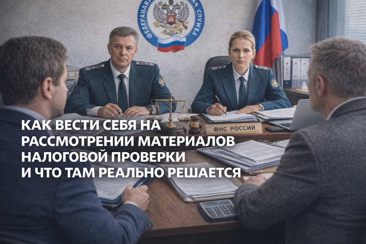 Как вести себя на рассмотрении материалов налоговой проверки и что там реально решается