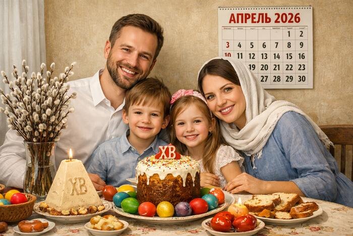 Полный православный календарь на апрель 2026 года: все церковные праздники, традиции и правила. Обложка © Chat GPT