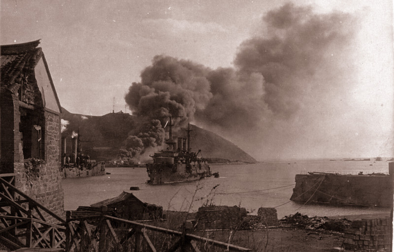 Порт-Артур под обстрелом