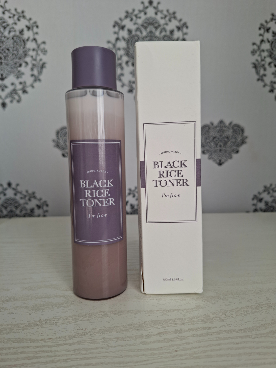 Тонер для лица с экстрактом чёрного риса I'm From Black Rice Toner. 