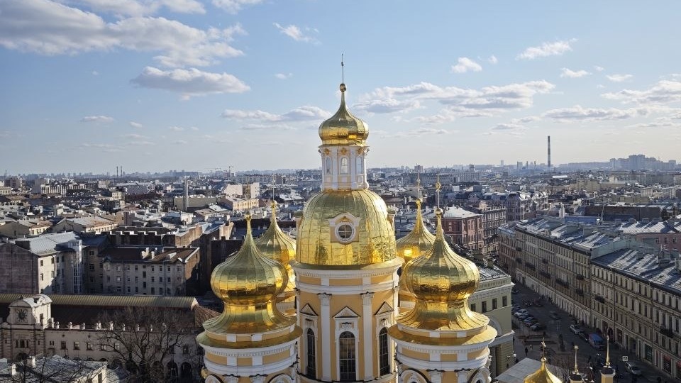 Петербург с высоты: смотровая на колокольне Владимирского собора