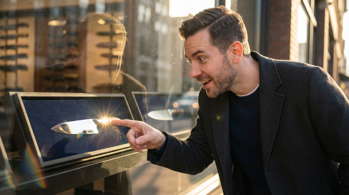 Покупка ножа — процесс интимный.