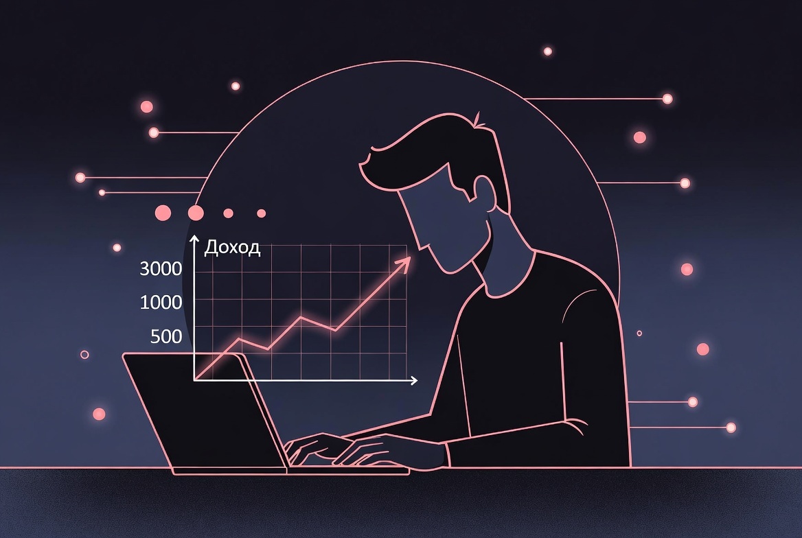 С гострайтинга начался мой первый скачок в доходе