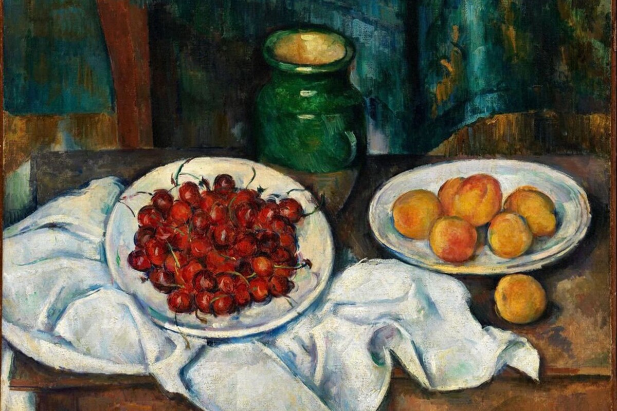  «Натюрморт с вишнями», Поль Сезанн. © untitledfoundation, instagram.com