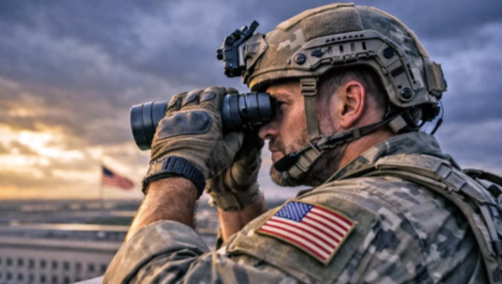 Илл.: Солдат армии США