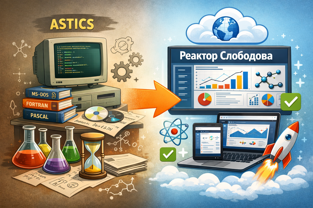 Эволюция комплекса ASTICS