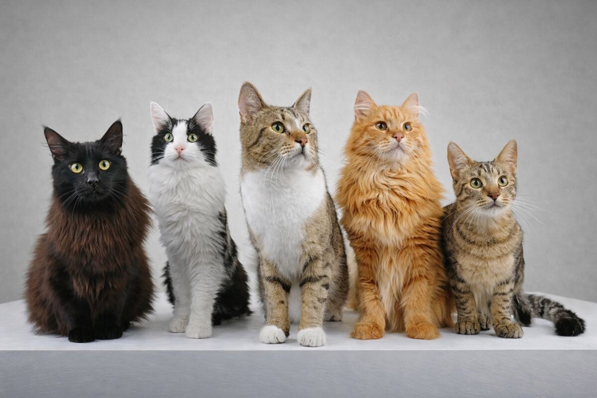 5 типов характера кошек