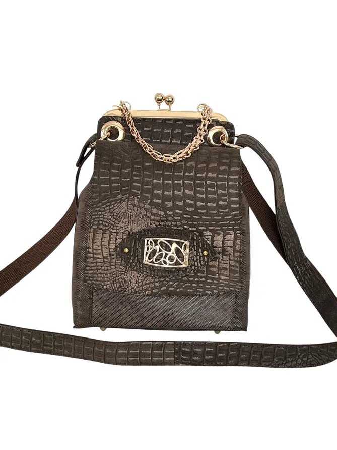 Кожаная сумка "Жанелль-77". Ателье Ирины Берзиной.