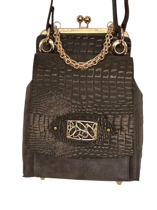  Кожаная сумка "Жанелль-77". Ателье Ирины Берзиной.