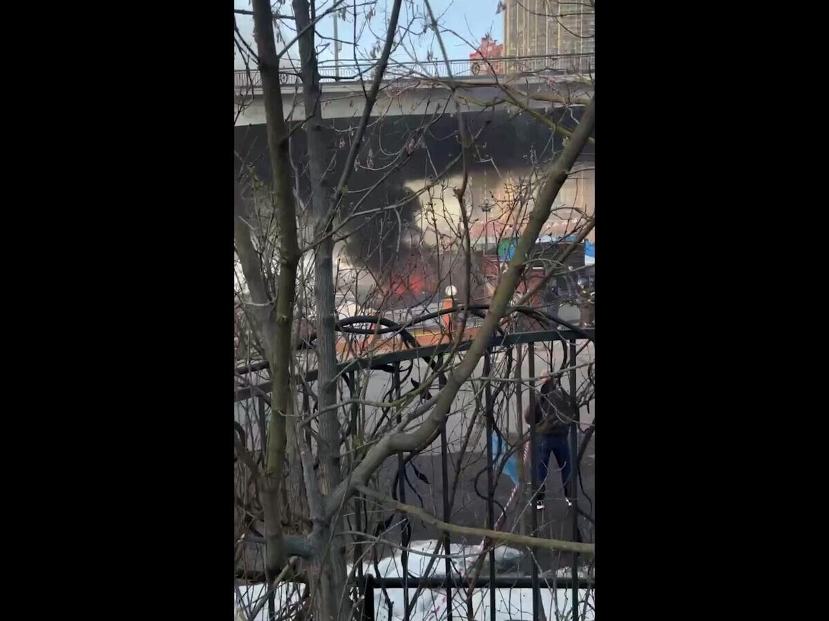    Последствия возгорания катеров на берегу Москвы-реки | © МЧС РФ , соцсети
