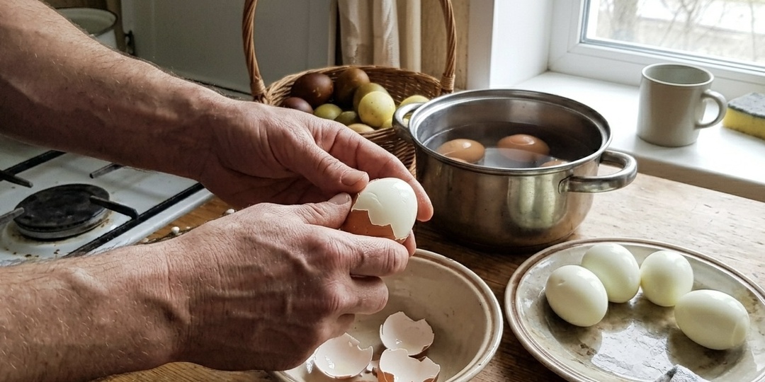 Яйца плохо чистятся не из-за кастрюли. Правило горячего старта, которое я долго игнорировал