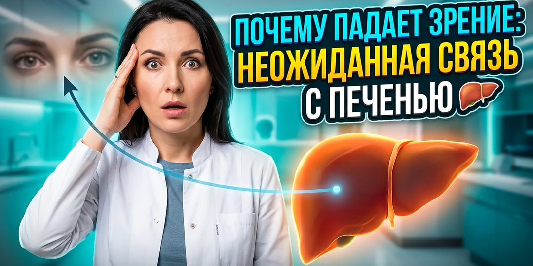 Почему падает зрение: неожиданная связь с Печенью
