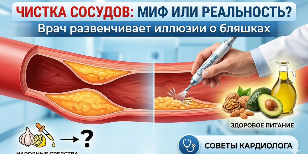Чистка сосудов: существуют ли продукты, которые реально удаляют бляшки?