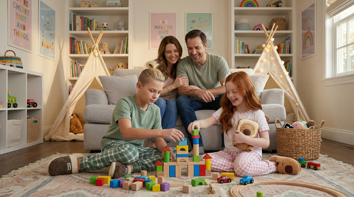 На мальльчике и девочке пижамы КОТМАРКОТ