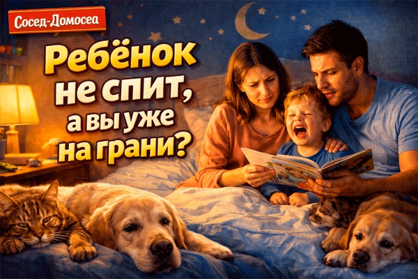 Ребёнок не спит, а вы уже на грани? Почему укладывание каждый вечер превращается в ад и кто на самом деле всё портит 😵‍💫