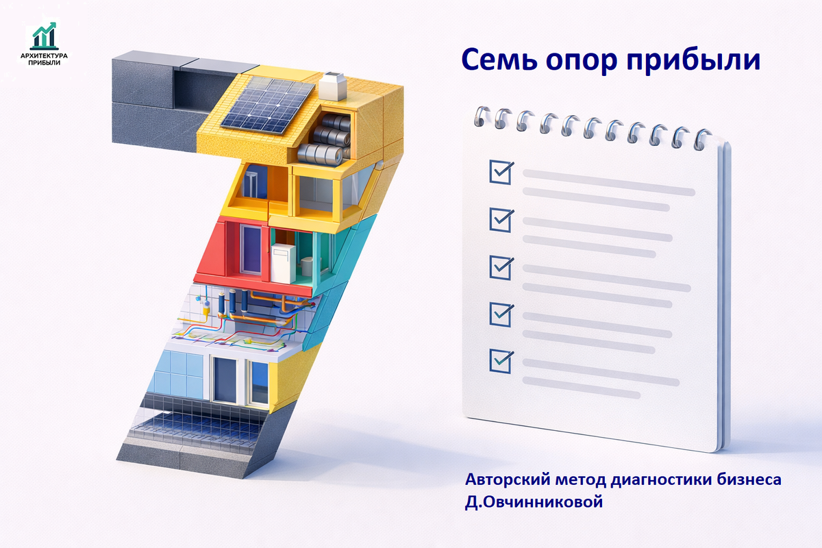 Семь опор прибыли - авторский метод диагностики бизнеса Д,Овчинниковой