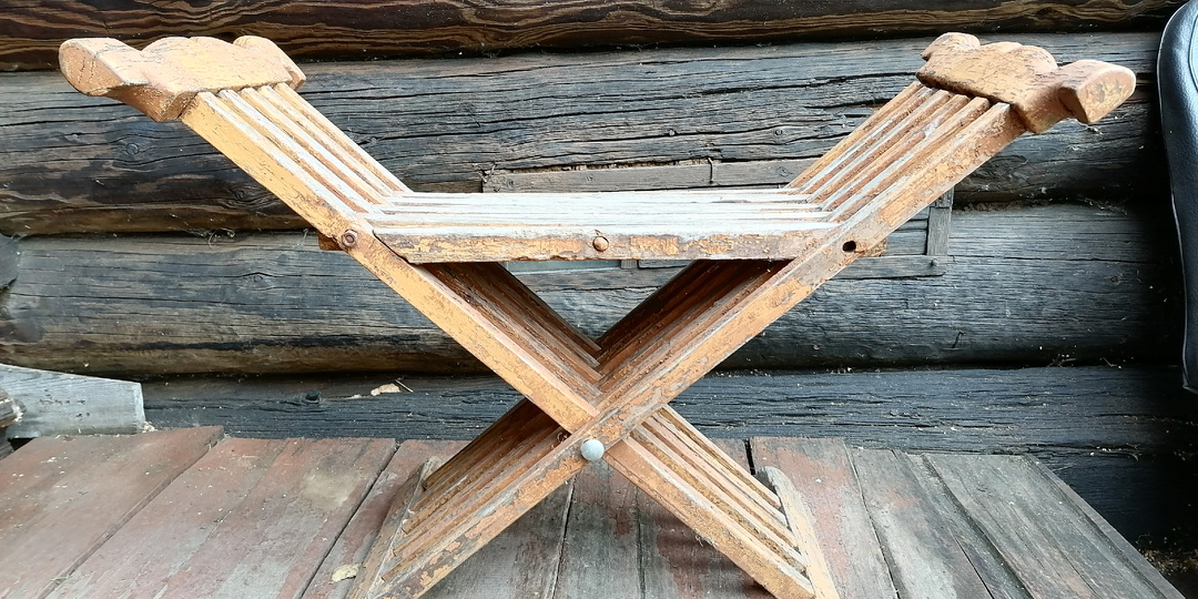 Складной стул XIX века: как мы восстановили и вернули к жизни семейную реликвию