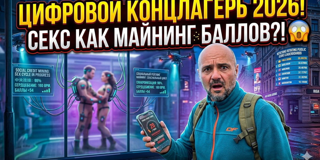 Цифровой концлагерь 2026: как китайский социальный рейтинг превратил секс в майнинг баллов