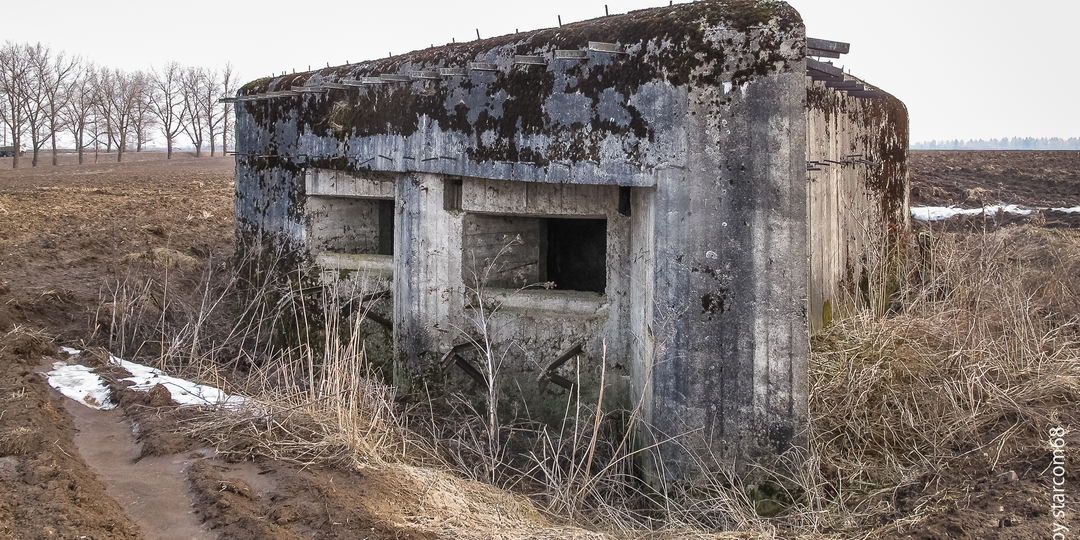 Артиллерийский полукапонир 041 Минского укрепрайона Линии Сталина