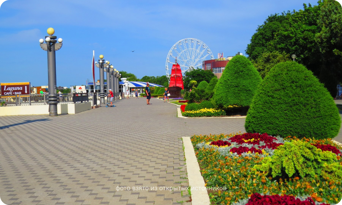 Набережная в Анапе