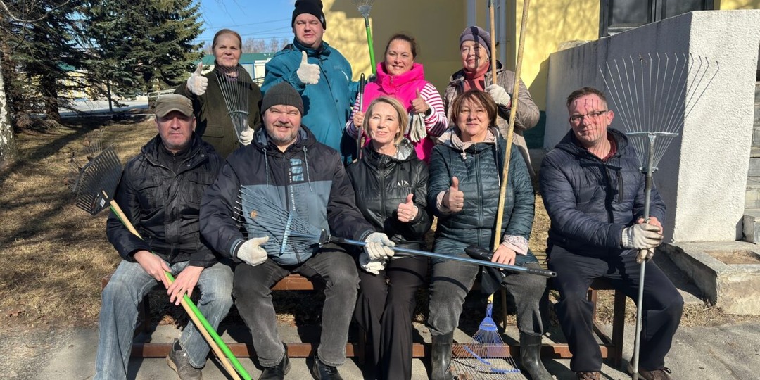 Сезон субботников начался в Петрозаводске досрочно