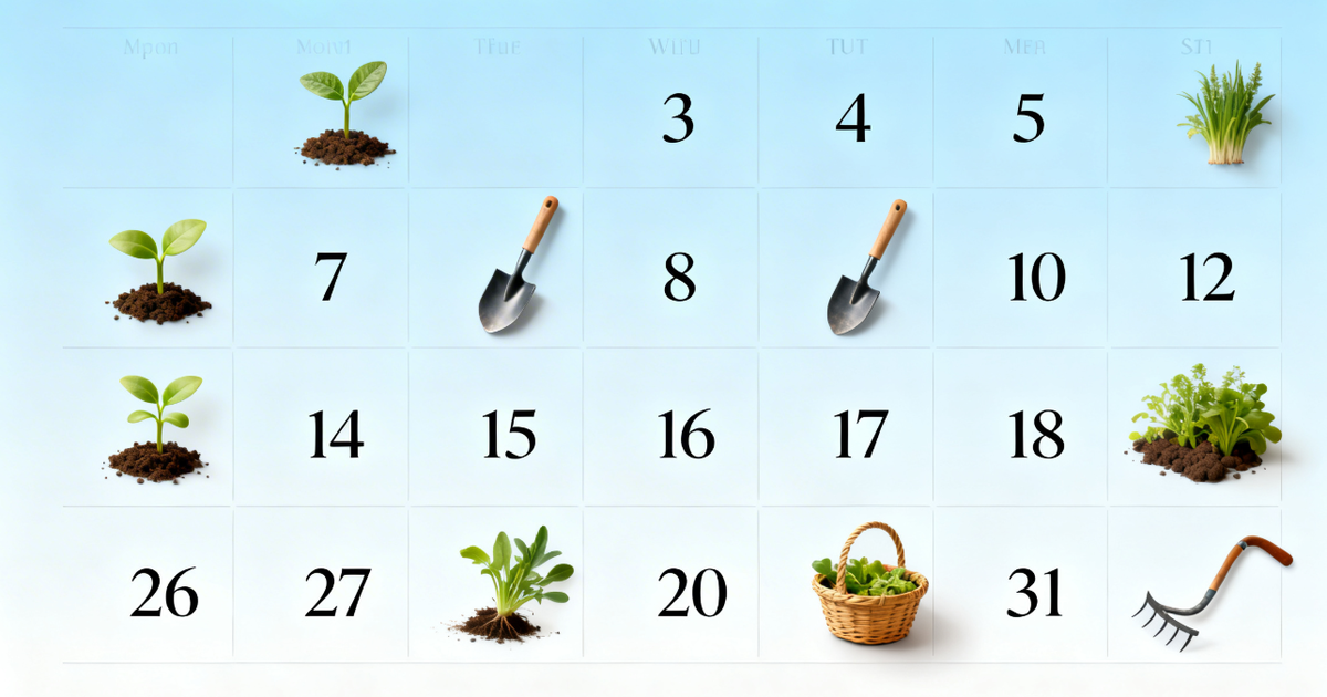 Апрель 2026: лунный календарь для садоводов и огородников — благоприятные дни для посадок и работ на участке