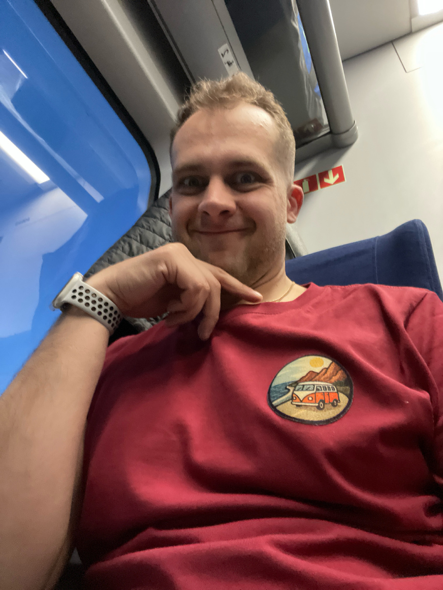 Куда-то мчусь на ласточке. 