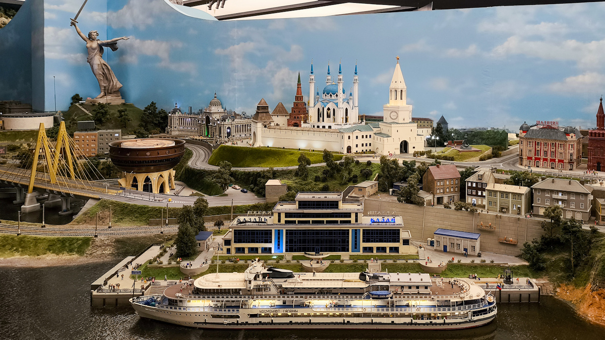 Макеты выполнены в масштабе 1:87