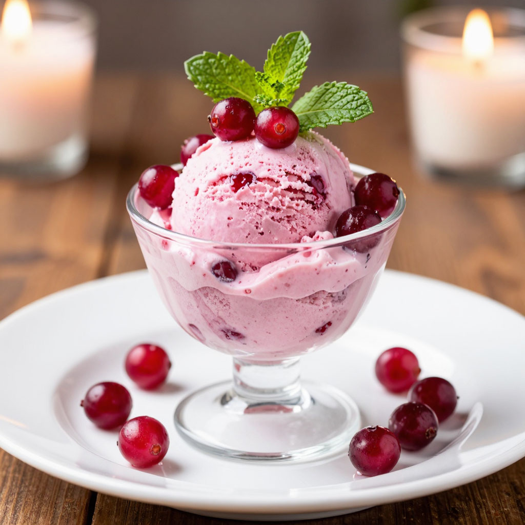 Сочетание клюквы и кампари  