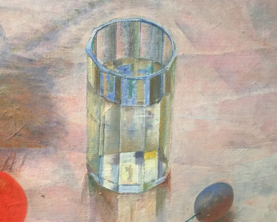 натюрморт со стаканом