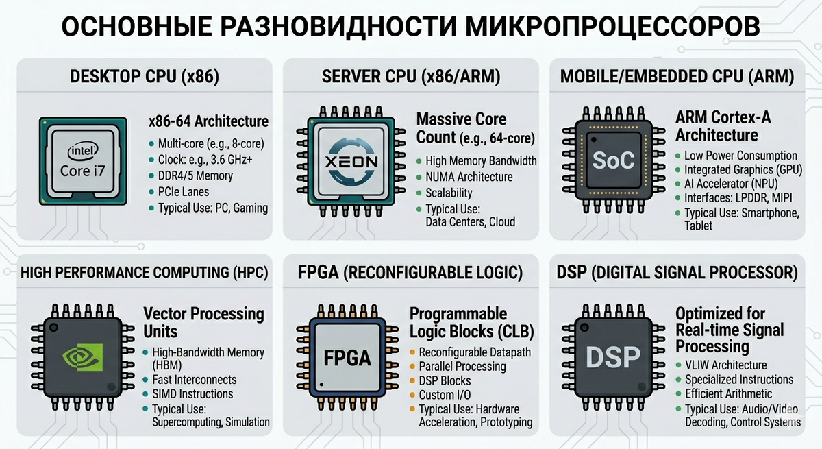 MPU types