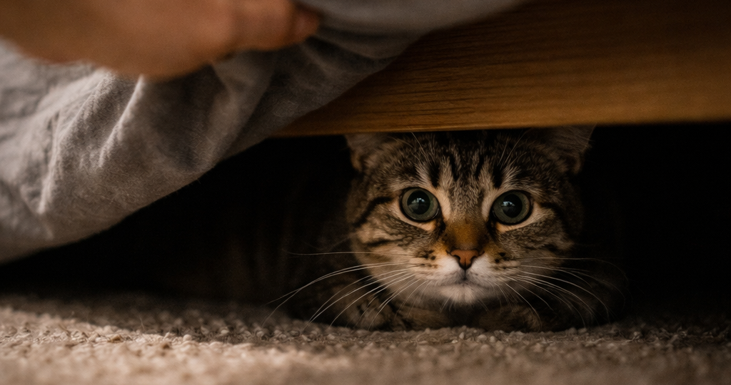 Кошка вдруг начала прятаться и избегать вас - это просто настроение или тревожный сигнал