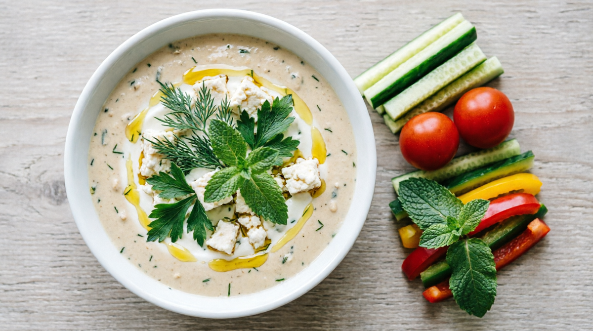 Соус из феты и йогурта