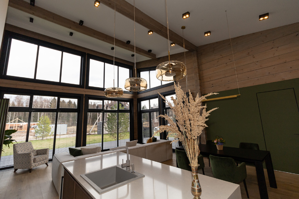 Наш выполненный объект - ремонт дома из клееного бруса