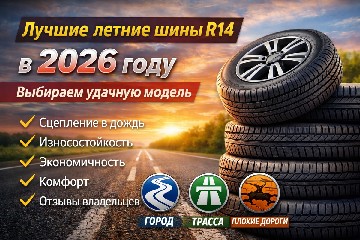 Лучшие летние шины R14