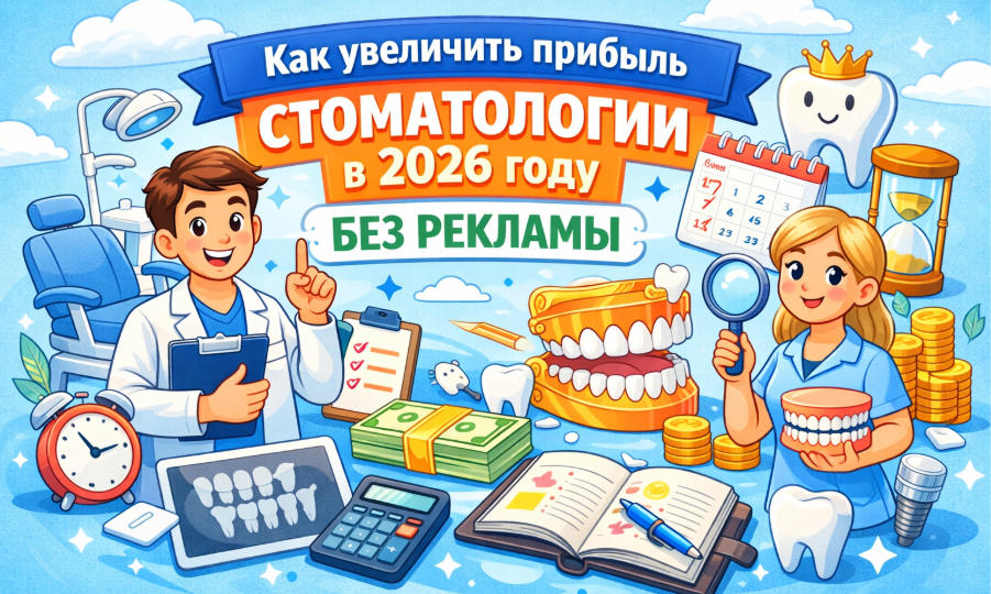 Как увеличить прибыль стоматологии в 2026 году — не реклама не цены а работа с теми кто уже пришёл