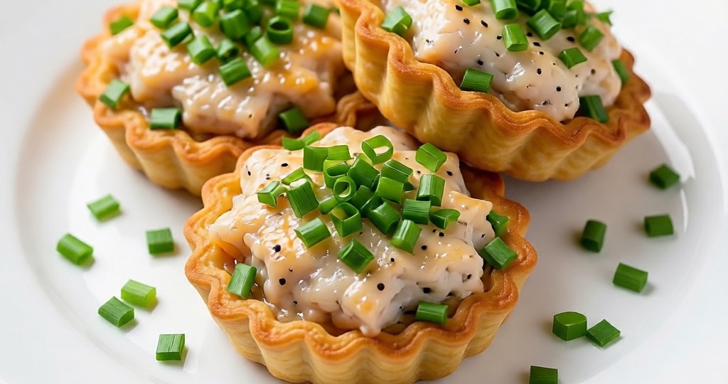 Тарталетки с рыбной начинкой.