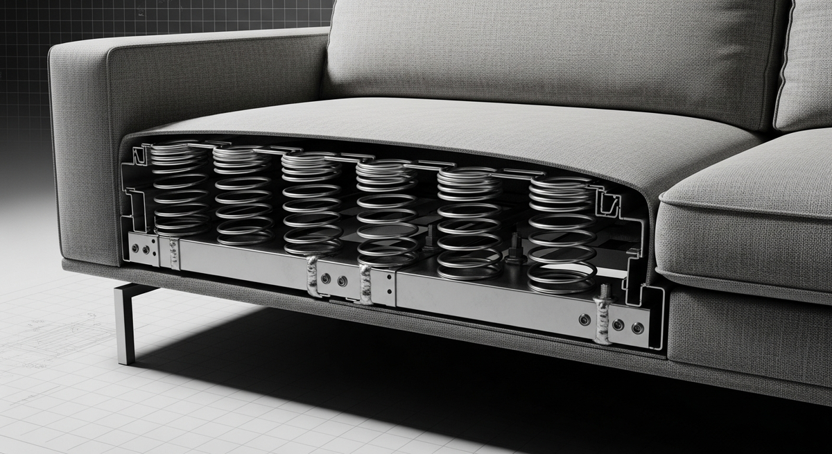 Металлический каркас дивана